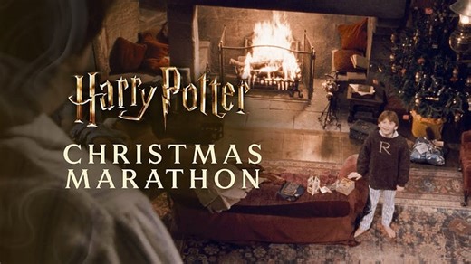 Harry Potter Christmas Scenes Compilation | 24/7 Livestream