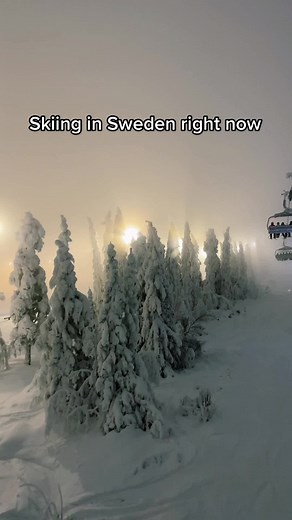 Thrilling Night Skiing Adventure in Sweden
