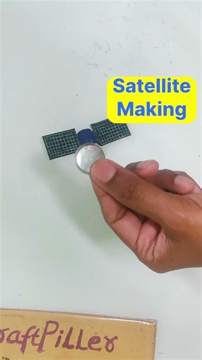 satellite making using the waste materials - craftpiller