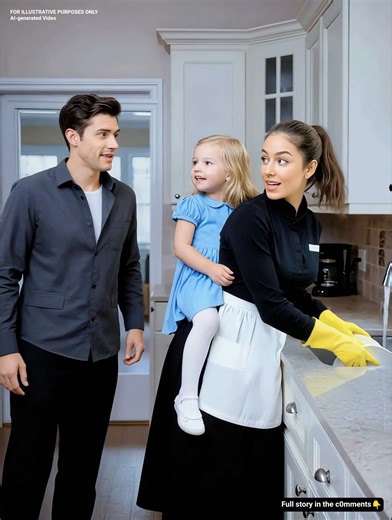 "Could you be my mother?" My daughter questioned the housekeeper... I wasn't expecting what happened next. I had come home early, my jacket still on, my mind filled with unfinished work. The house was quiet—just the hum of the dishwasher—until I froze in the doorway. Elena, our new housekeeper, was washing dishes. My four-year-old daughter, Lily, was on her back with her arms wrapped around Elena's shoulders, her bare feet dangling as they laughed together. It was genuine laughter—the kind that 
