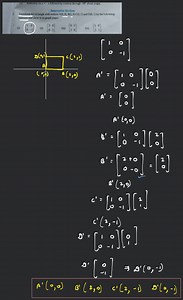 Innovative Section 5. Transform the rectangle with vertices \ma... | Filo