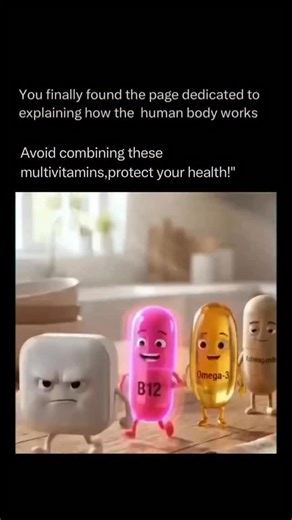 The Human Body 🧬 on Instagram: "Follow @explainingthebody to learn everything about the human body one post at a time 🧠⚙️ Taking multiple vitamins at once can lead to competitive inhibition, where minerals fight for the same transport proteins in your gut, rendering them useless or even dangerous. The most critical conflict is between Calcium and Iron. When taken together, calcium binds to iron in the digestive tract, significantly reducing the absorption of non-heme iron. This is a major conc