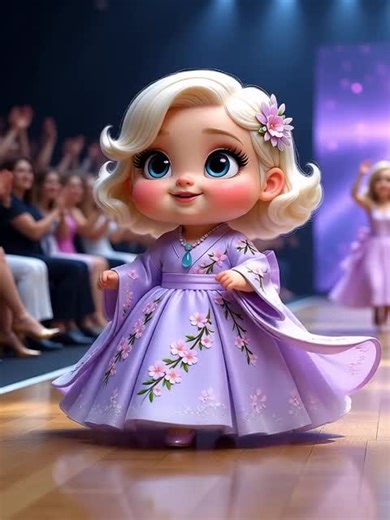 Pastel Plush Baby Runway Fashion Showcase Event