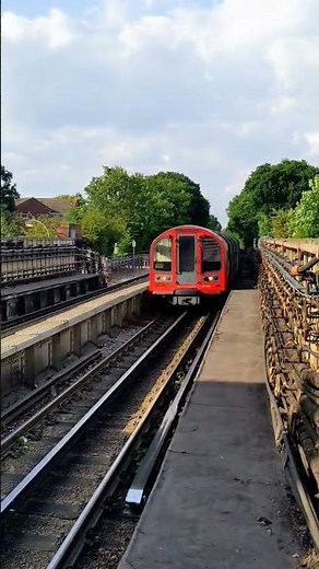 Beautiful countryside train, Snaresbrook Station, Central Line, London underground