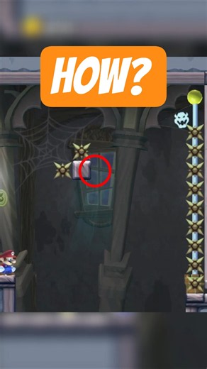 How Is This Wall Jump Possible? #mario #mariomaker2 #nintendo