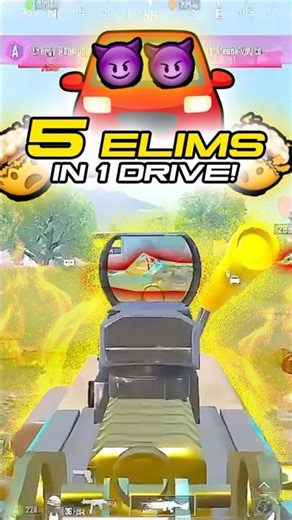 5 Elims in 1 Drive 🚘 PUBG MOBILE 4.3 #PUBGMOBILE #PUBGMNextStarProgram #gaming