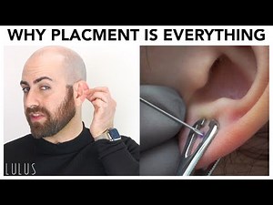 The Importance of Piercing Placement When Styling Ears!!