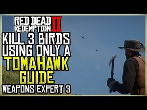 KILL 3 BIRDS WITH A TOMAHAWK GUIDE - WEAPONS EXPERT 3 - RED DEAD REDEMPTION 2