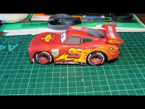 Lightning McQueen Simple Papercraft