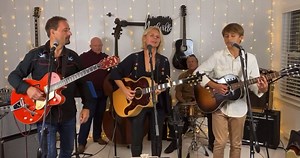 From our recent livestream here's Sonny performing a Beatles song "The Long and Winding Road". | The French Family Band