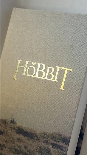 Rebinding The Hobbit into a custom edition 🌾💚 #hobbit #thelordoftherings #bookbinding #lotr