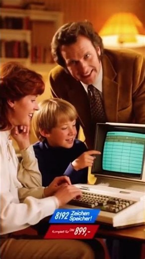Computer Werbung 80er #nostalgie #80er