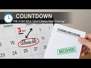 The 3-Day Rule – Understanding the Closing Disclosur