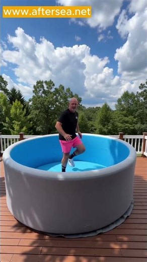 AFTERSEA Round Drop Stitch Pool | OEM & Wholesale Available #b2bsupplier