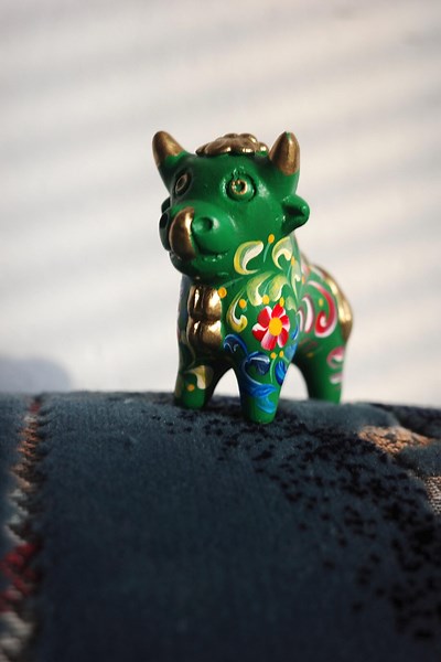 Peruvian Torito De Pucará Bull Figurine Hand Painted Ceramic Folk Art - Etsy