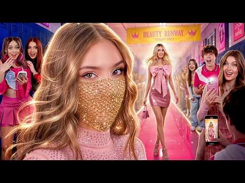 Mysterious Girl Hides Her Identity at School! I Completely Transformed My Look
