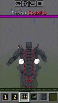 Godzilla legacy of Titans MOD in Minecraft PE