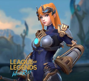 Steel Legion Lux Wild Rift Skin Turntable Animation