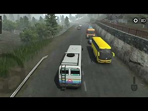 Indian Bus Simulator Gameplay | Mountain Road Challenge & Indian Map Drive