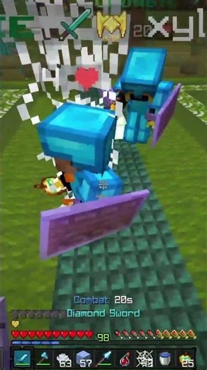 POV: You finally get into a fair 2v2 #aura #pvp #minecraft #kill #gaming