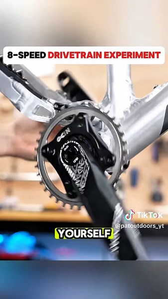 8-Speed Drivetrain Experiment #mtb #mtbmechanic #mountainbike #bikebuild #drivetrainsetup