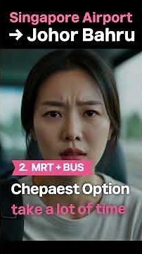 Best Way to Get from Singapore Changi Airport to Johor Bahru | Grab vs MRT vs MPV