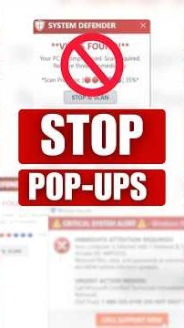 How to Remove Fake Virus Pop-Ups