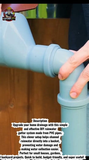 Smart Rainwater Gutter Hack Using PVC Pipe | Easy DIY Water Drain System