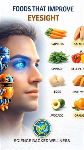 Foods that help improve eyesight #healthyfood
