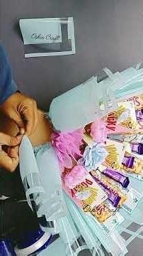 how to make money and chocolate bouquet #diy #craft #tutorial #bouquet