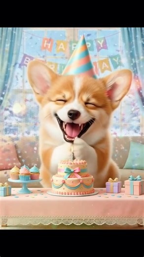 Dog and Cat Clapping for a Birthday Party 🎉🐶🐱