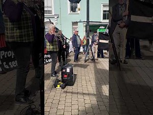 Cllr Loveday Jenkin Speaking At Kernow Agan Bro; Demonstration For Cornish Nationhood In Truro.