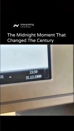 On December 31,1999,at 23:59 the world paused as the final minute of the 20th century passed #shorts