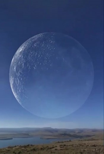 このビデオは、カナダ、アラスカ、ロシアの国境の間の北極圏で撮影されました😀 ほんの数秒ですが、その壮観な景色は圧巻です。 この現象は、1年に1回、36秒間しか観測できません。 月はその栄光の中で現れ、そして再び消えます。 近すぎて、地面にぶつかりそうです‼️ その直後、すべてが真っ暗になる 5 秒間の皆既日食があります。 この現象は、近地点（月が地球に最も接近する地点）でのみ発生し、驚異的な速度が見られる場所です💫🌟✨