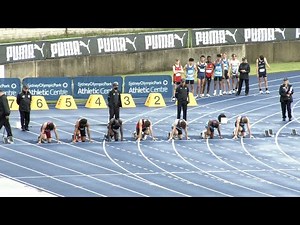 U16 Men 100m 2022 Australian Track & Field Championships