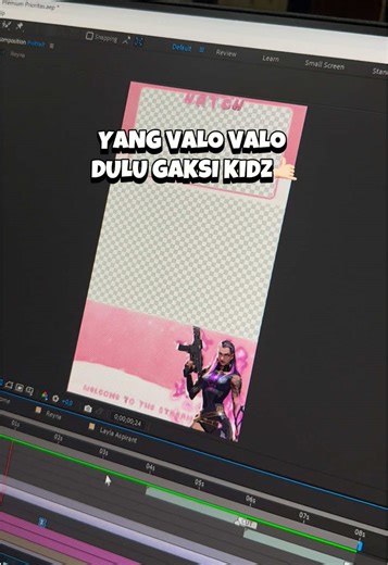 Animated Overlay Live Streaming for Valorant and TikTok