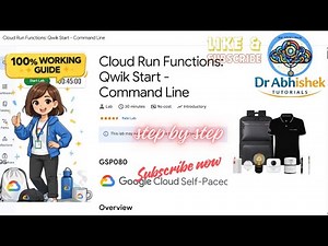 Cloud Run Functions: Qwik Start - Command Line | Step By Step | #GSP080 #qwiklabsarcade2026