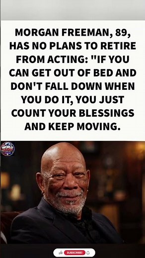 Morgan Freeman Refuses to Retire 🎬🔥#MorganFreeman #Hollywood #Acting #Legend #Movies#Viral#ytshorts