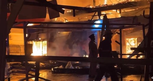 18K views · 72 reactions | UPDATE ON THE NEW AMSTERDAM FIRE || Footage of firefighters working to contain the fire as the flames spread to neighboring buildings (Source: Ulric A E Victor/FB) | News Room | Facebook