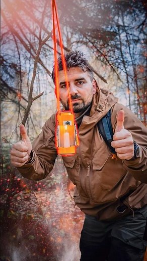 Ultimate Camping Hack: DIY Candle Lantern! Cheap & Effective! 🔥 #camping #survival #outdoors