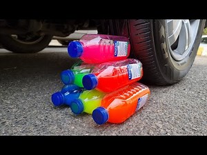 SATISFYING ASMR VIDEOS | Crushing Crunchy & Soft Things by Car 5 hours