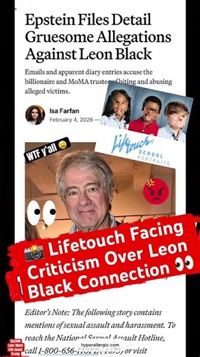 Life Touch Facing Backlash For Connection To Leon Black 👀