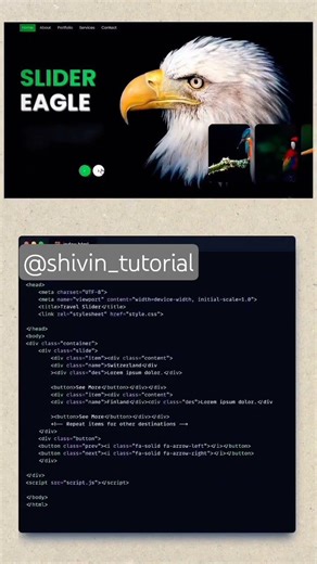 Slider Button | HTML | CSS | JS | #coding #3danimation #slider #animation #shorts