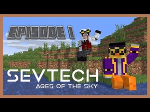 Minecraft Sevtech Ages Episode 1 - Starting Stage 0 With NOTHING (Minecraft Modded Survival)