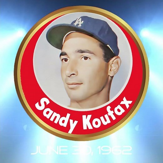 Sandy Koufax’s First No-Hitter | June 30, 1962 vs Mets | 13 Ks & History Made