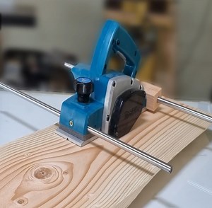 16K views · 147 reactions | Planning wide boards perfectly with electric hand planer | Woodworking Tools | Facebook