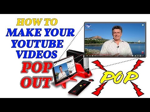 How To Make YOUTUBE VIDEOS POP OUT. A Google Chrome Extension. #IAmACreator