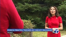 CAUGHT ON VIDEO: East Bay homeowner surprises alleged package thieves with feces as decoy