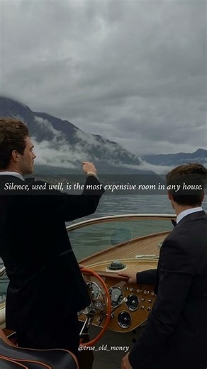 True opulence often resides where no sound is made.