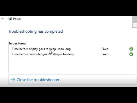 Time before computer goes to sleep is too long - How to Fix Windows 10 |Troubleshoot power